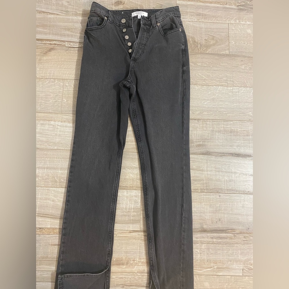 Black dynamite Rosie jeans. Buttons instead of zipper. Size 25